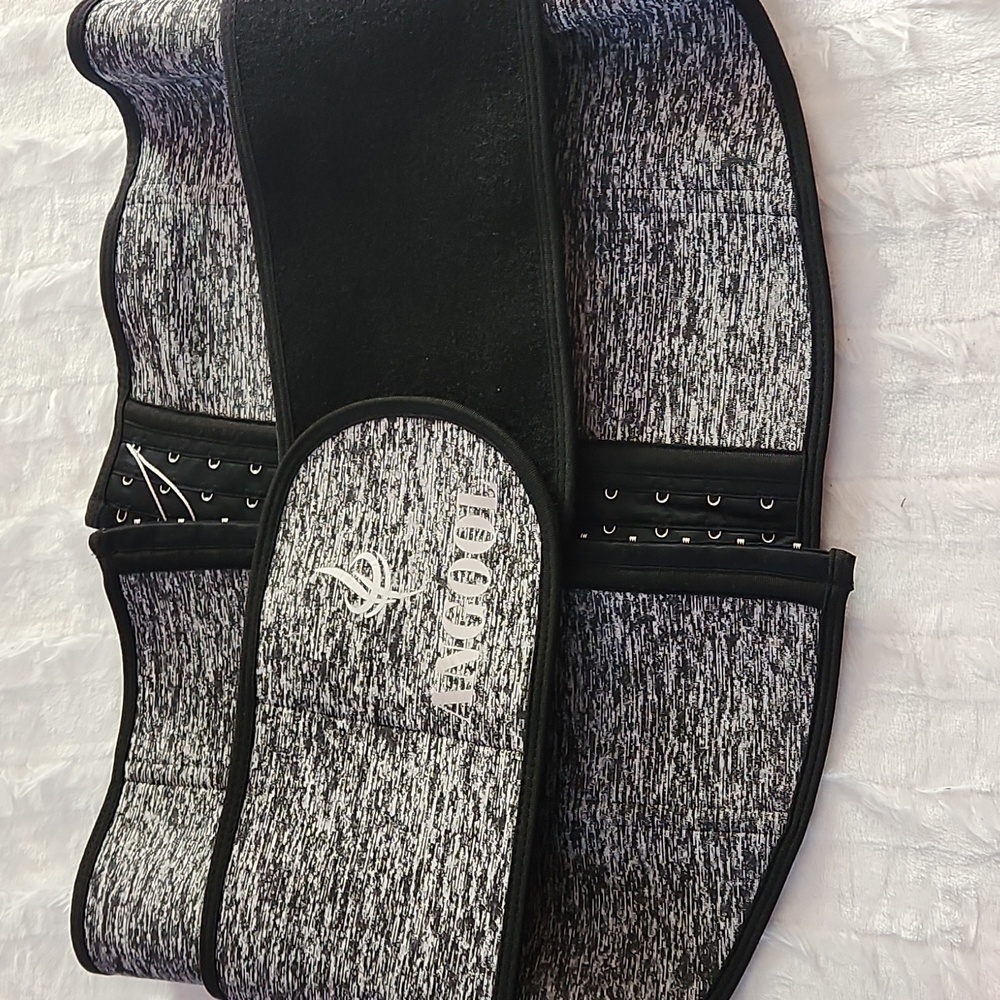 Waist Trainer Belt Back Support Sz 2X Runs Small Tummy Control Adjustable Angool